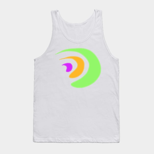 green red orange abstract watercolor design Tank Top by Artistic_st